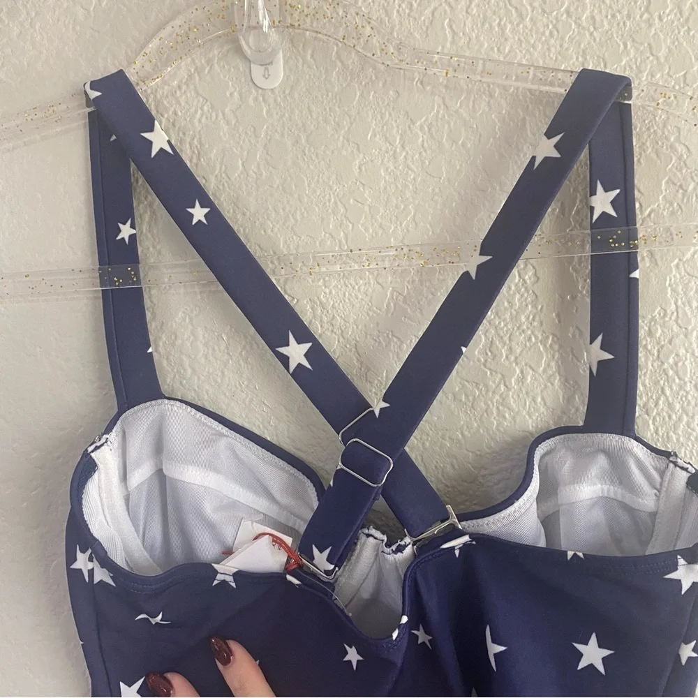 Pret-a-Surf x J.Crew Star Print One Piece Swimsuit